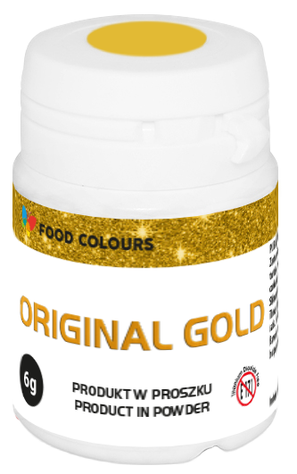 Oriģinālā zelta krāsviela pulverī ORIGINAL GOLD 6g